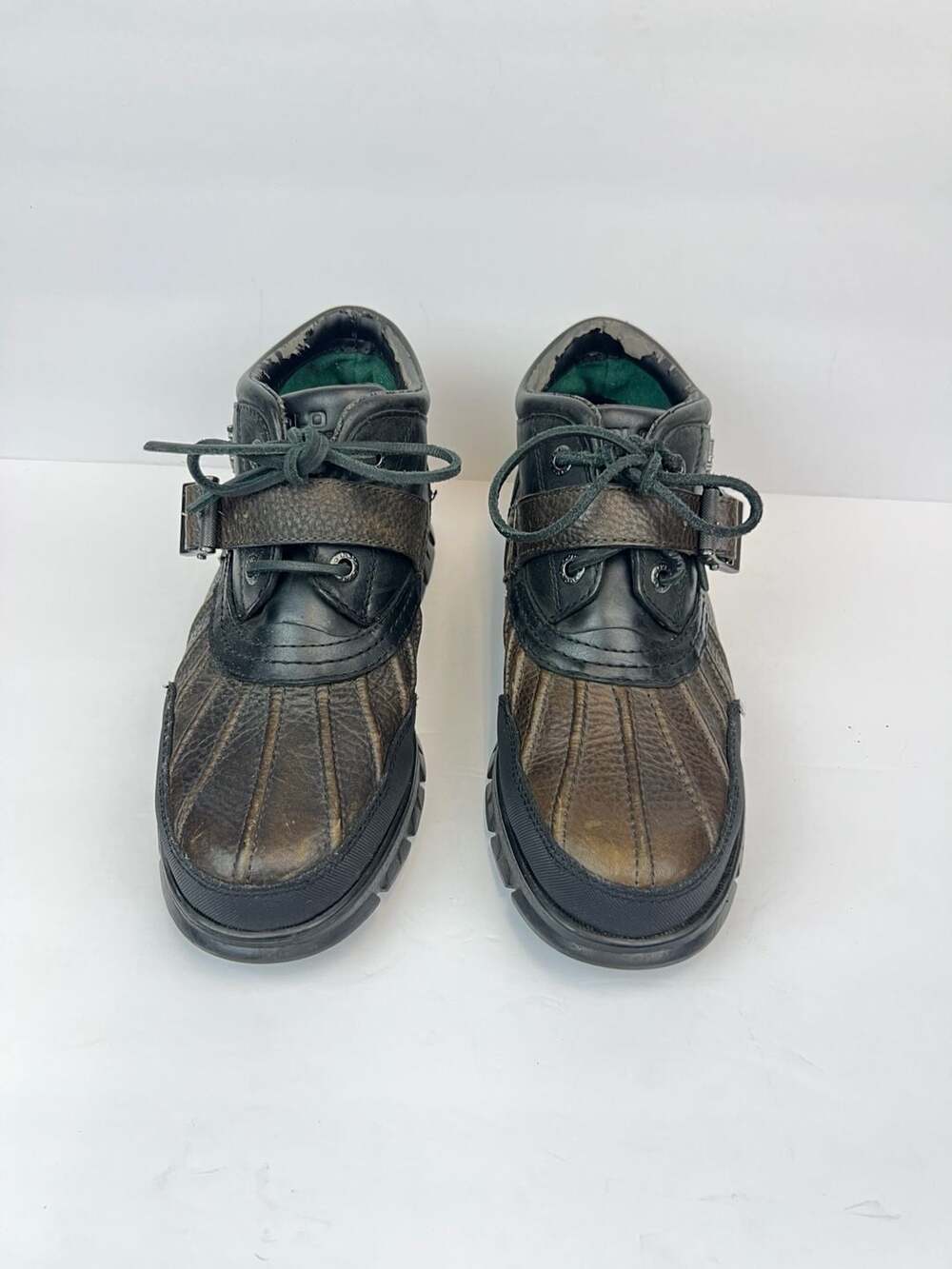Polo Ralph Lauren Dover III Men's Leather Duck Boots Size 8D - Picture 7 of 7